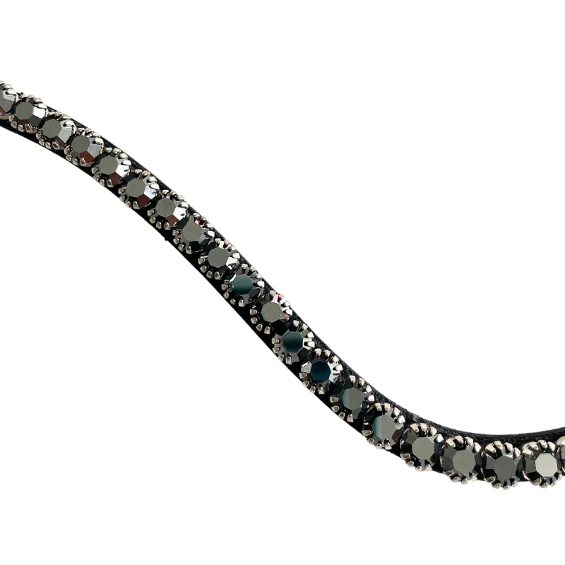 Stirnriemen Jet Hematite Extra Slim