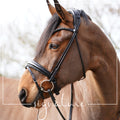 Trensenzaum All In Black Glitter schwarz