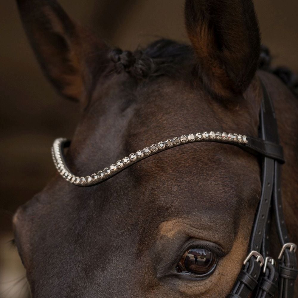 Stirnriemen Jet Hematite Extra Slim