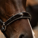 Halfter Messina Lackleder Glitter