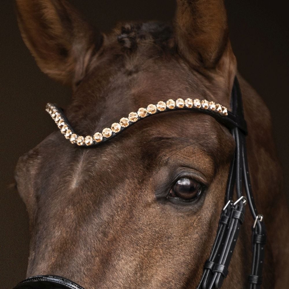 Stirnriemen Slim Golden XL