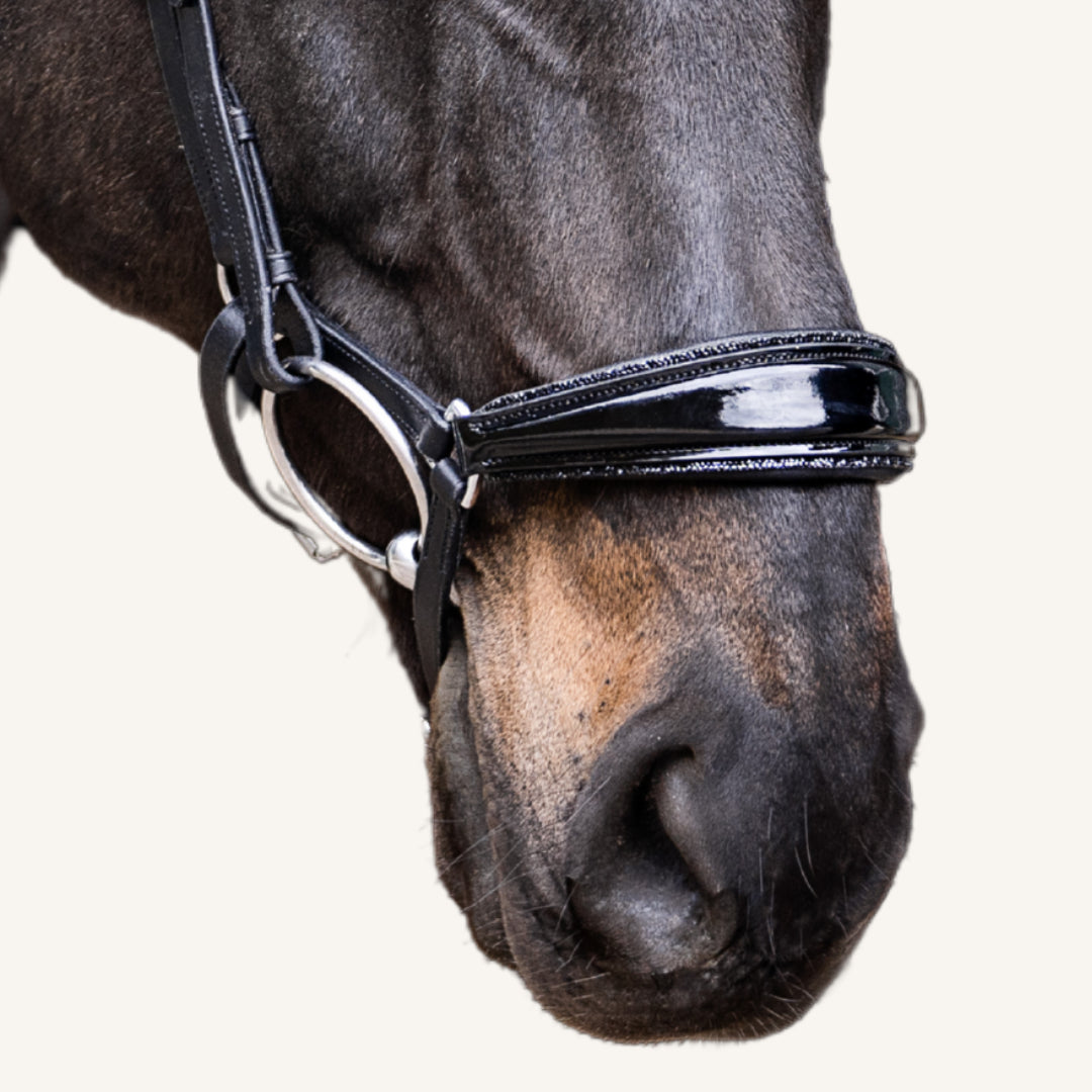 Trensenzaum Modena Glitter mit Wunschstirnriemen