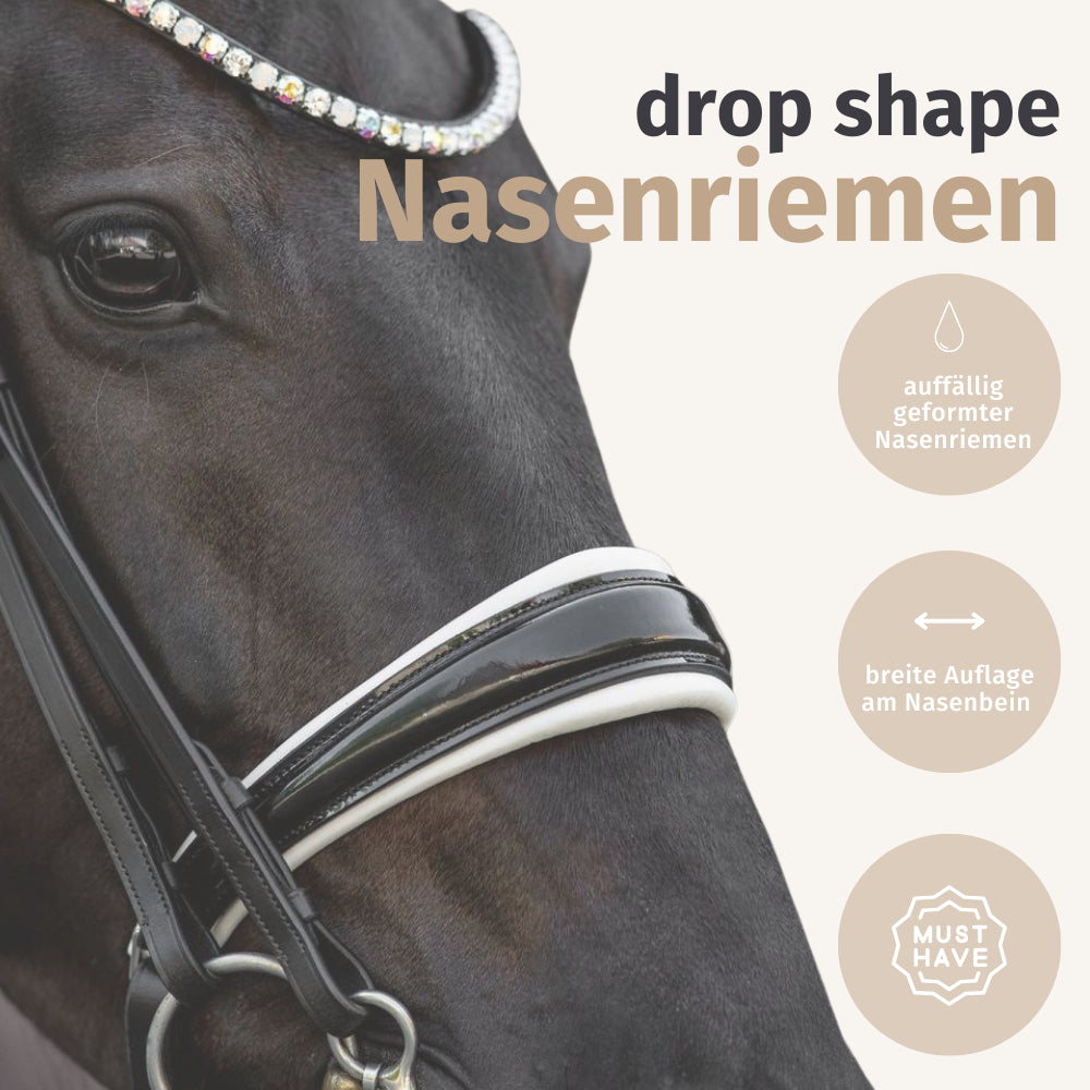 Kandarenzaum Rosano mit Wunschstirnriemen